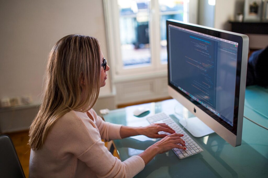 Computer Programmer at Work