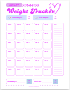 Weight Loss tracker